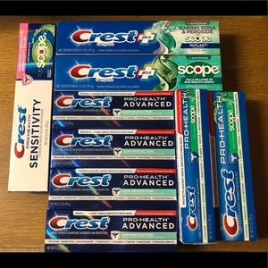 Crest toothpaste 9 Expiration 2022